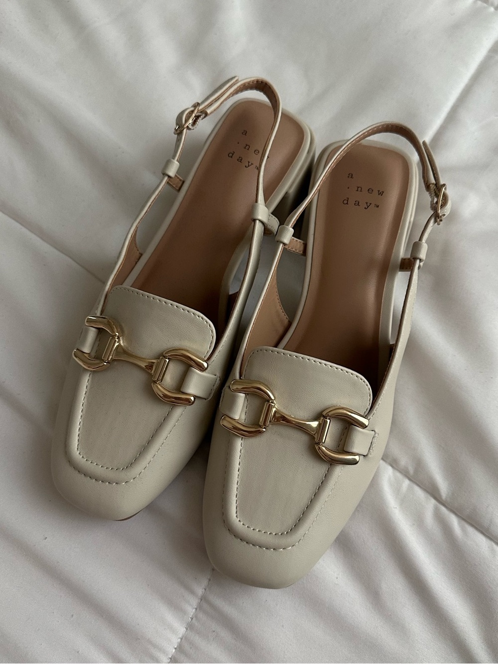 A New Day Slingback Loafer with Gold Bit Hardware